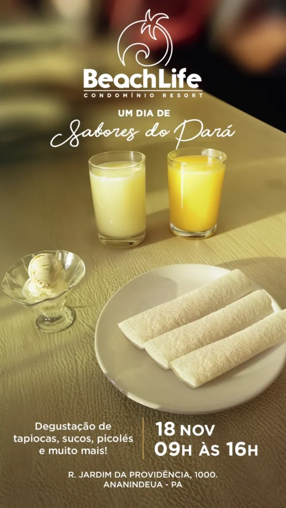 Um dia de sabores do Pará: o Beach Life com sotaque paraense